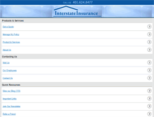 Tablet Screenshot of interstate-ins.com